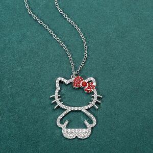 Sanrio Women's Silver and Red Jewellery